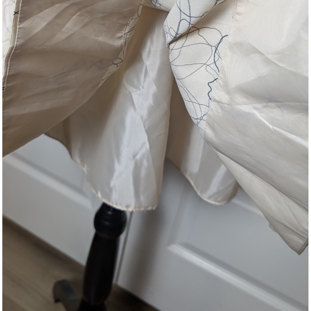 NWT The Limited Strapless Dress Size 4 Satin Beige Floral Short Wedding Cocktail - Picture 6 of 13